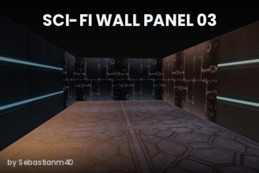Sci-Fi Wall Panel 03